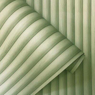 Papel pintado LISTONES DE MADERA MINIMALISTAS VERDE JE91860