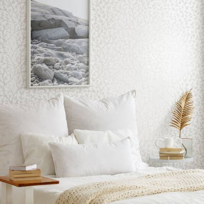 Paper pintat FLORS CIRERER PERLAT I GRIS 5311-1 Paper pintat FLORS CIRERER PERLAT I GRIS 5311-1