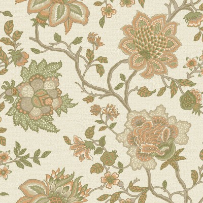 Paper pintat FLORS PAISLEY TARONJA Paper pintat FLORS PAISLEY TARONJA