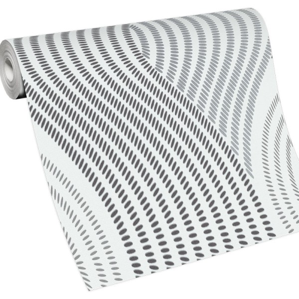 Paper Pintat ONES EN MOVIMENT GRIS I NEGRE