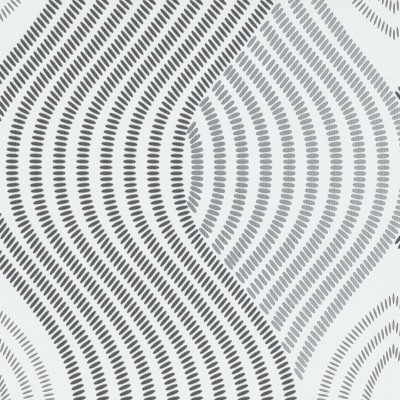 Papel Pintado ONDAS EN MOVIMIENTO GRIS Y NEGRO