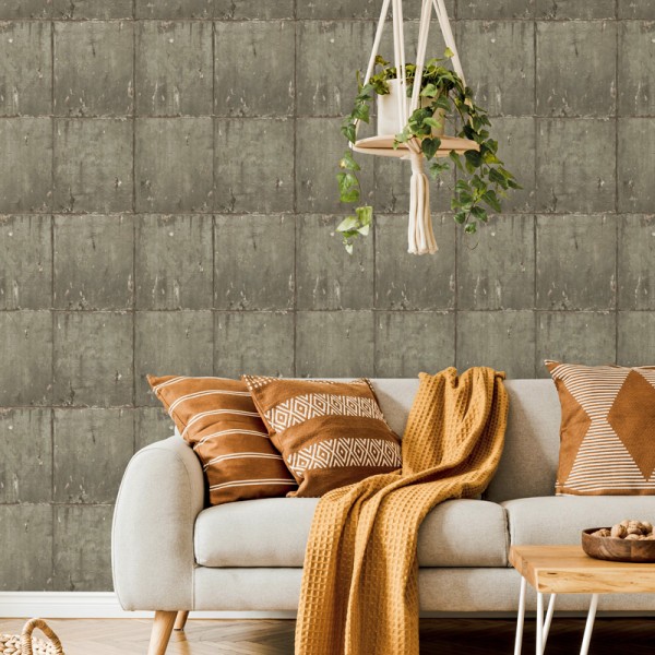 Papel de parede METAL EFEITO OXIDADO Papel de parede METAL EFEITO OXIDADO