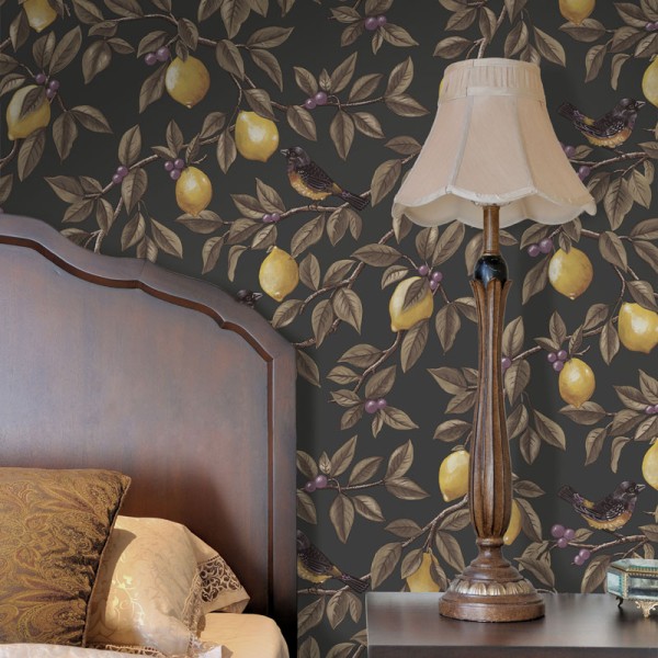 Papel de parede PÁSSAROS ENTRE LIMÕES...