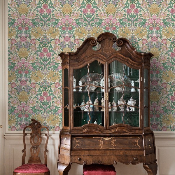 Paper pintat FLORAL DAMASC ANGLÈS MULTI TM91902 Paper pintat FLORAL DAMASC ANGLÈS MULTI TM91902