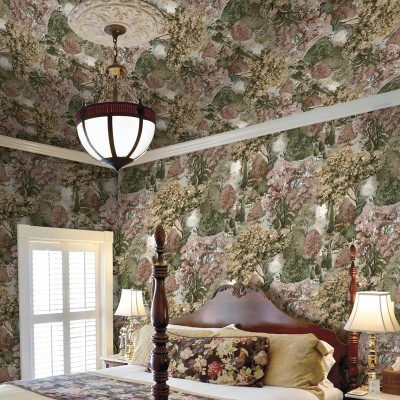 Papel pintado PAISAJE ÁRBOLES VERDE Y MARRÓN TM91951 2