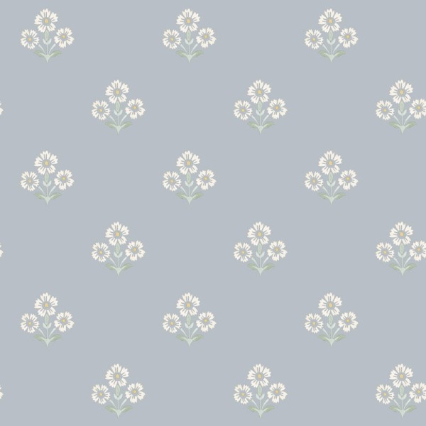 Papel pintado MARGARITAS AZUL TM91992