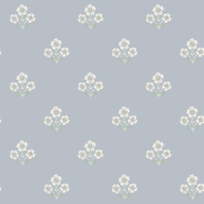 Papel de parede MARGARIDAS AZUL TM91992