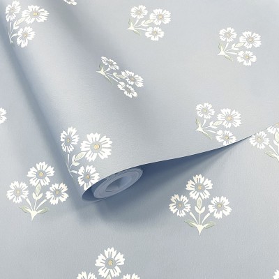 Papel de parede MARGARIDAS AZUL TM91992
