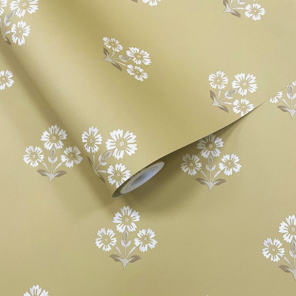 Papel pintado MARGARITAS OCRE TM91993 Papel pintado MARGARITAS OCRE TM91993