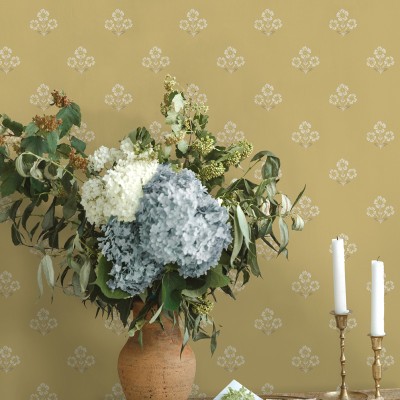 Papel de parede MARGARIDAS OCRE TM91993 2