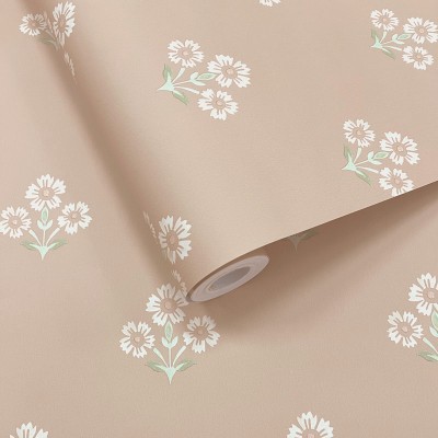 Papel pintado MARGARITAS SALMÓN TM91990