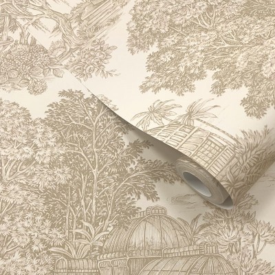 Papel de parede BOTÂNICO VINTAGE BEGE TM91973