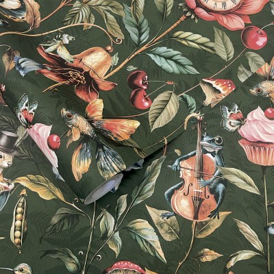 Papel de parede FANTASIA NATUREZA VERDE TM91941