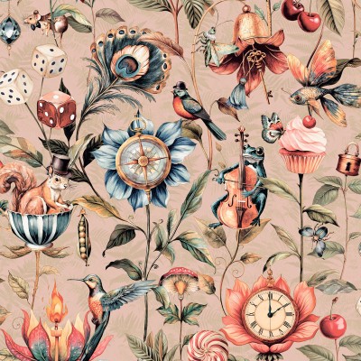 Paper pintat FANTASIA NATURALESA SALMÓ ROSAT TM91943 Paper pintat FANTASIA NATURALESA SALMÓ ROSAT TM91943