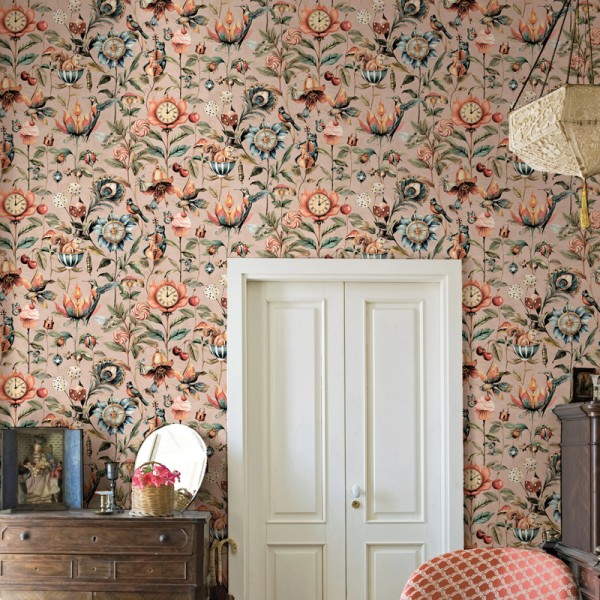 Papel de parede FANTASIA NATUREZA SALMÃO ROSA TM91943 Papel de parede FANTASIA NATUREZA SALMÃO ROSA TM91943