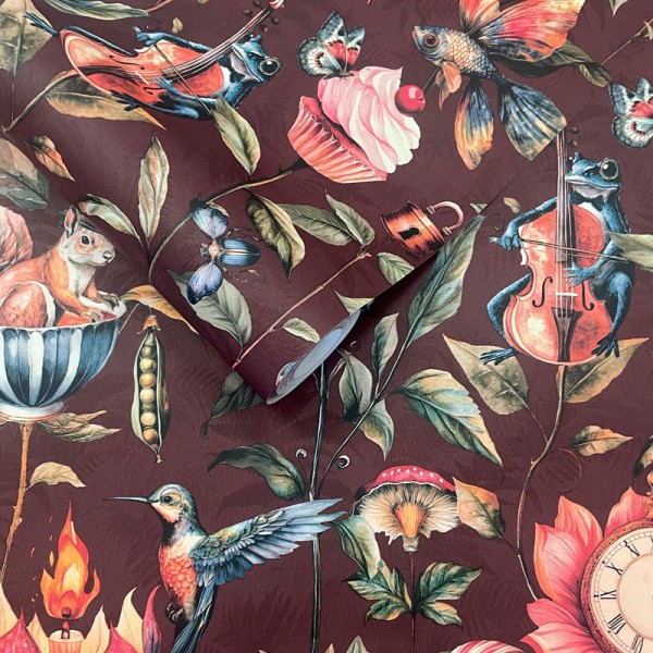 Paper pintat FANTASIA NATURALESA MULBERRY TM91942 Paper pintat FANTASIA NATURALESA MULBERRY TM91942