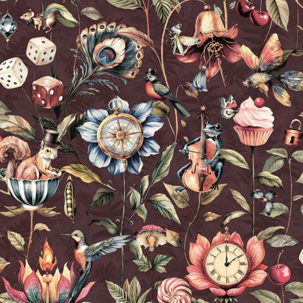 Paper pintat FANTASIA NATURALESA MULBERRY TM91942