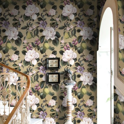 Papel de parede FLORAL ELEGANTE DOURADO TM91913 2