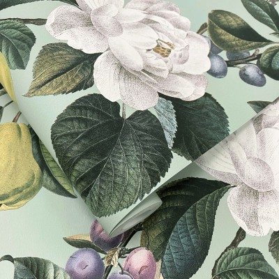 Papel pintado FLORAL ELEGANTE VERDE AGUA TM91912 Papel pintado FLORAL ELEGANTE VERDE AGUA TM91912