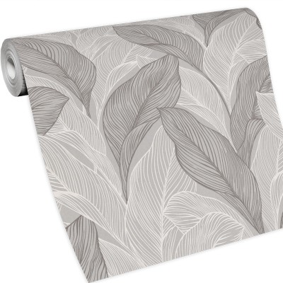 Papel de parede PALMA PRATEADO E CINZA 10282-38 Papel de parede PALMA PRATEADO E CINZA 10282-38