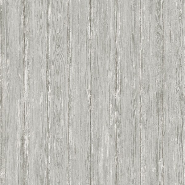 Papel de parede MADEIRA VINTAGE CINZA E PRATEADO TE66151