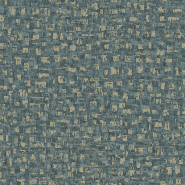 Papel de parede TEXTURA XADREZ AZUL E DOURADO TE66193
