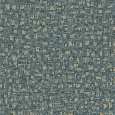 Paper pintat TEXTURA QUADRES BLAU I DAURAT TE66193