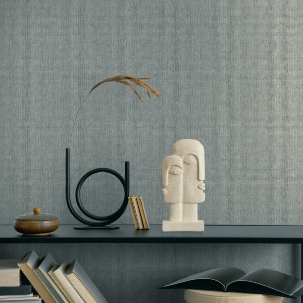 Paper pintat RAFFIA TRENADA BLAU I DAURAT TE66132 Paper pintat RAFFIA TRENADA BLAU I DAURAT TE66132