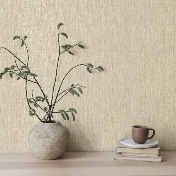 Papel pintado EFECTO LINO CREMA Y PLATEADO TE66143 Papel pintado EFECTO LINO CREMA Y PLATEADO TE66143