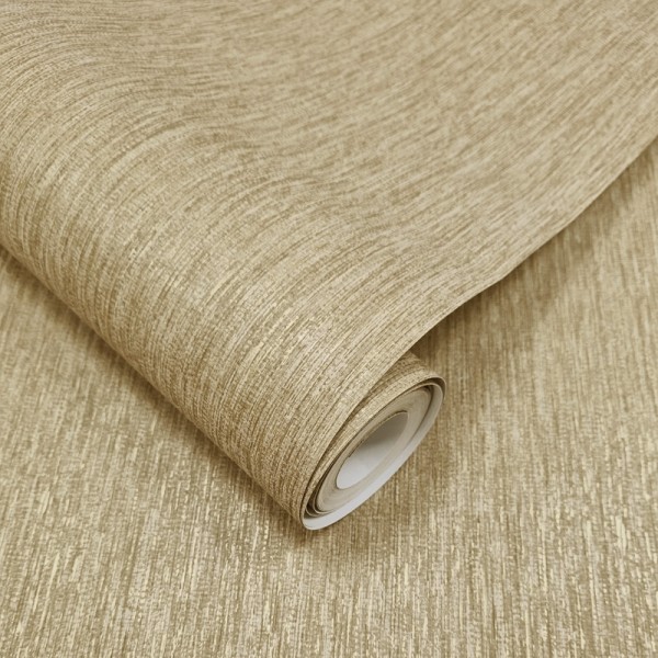 Papel de parede EFEITO LINHO RÚSTICO BEGE E DOURADO TE66140 Papel de parede EFEITO LINHO RÚSTICO BEGE E DOURADO TE66140
