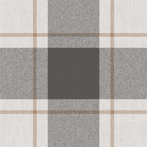 Papel de parede XADREZ CHEVRON PRETO E OCRE 38409