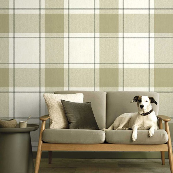 Paper pintat QUADRES ESCOCESSOS CHEVRON CAQUI 38405 Paper pintat QUADRES ESCOCESSOS CHEVRON CAQUI 38405