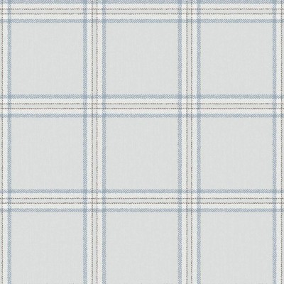 Papel pintado CUADROS TARTÁN COTTAGE AZUL 38415