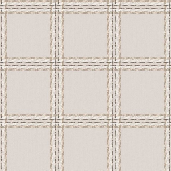 Paper pintat QUADRES TARTAN COTTAGE MARRÓ 38411