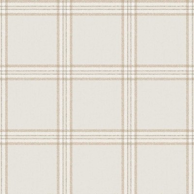 Papel pintado CUADROS TARTÁN COTTAGE BEIGE 38412