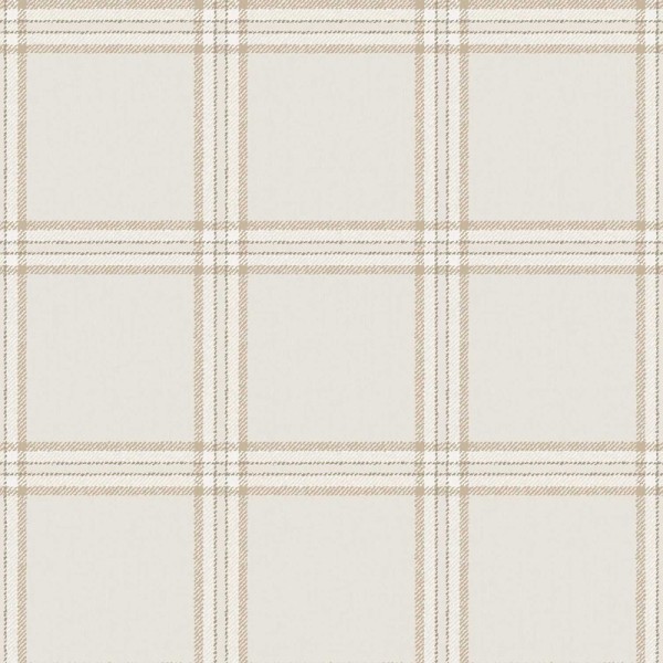 Papel de parede TARTAN COTTAGE BEGE 38412