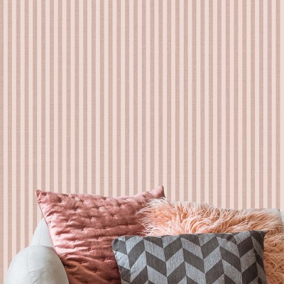 Papel pintado RAYAS ESTRECHAS ROSA 38484 2