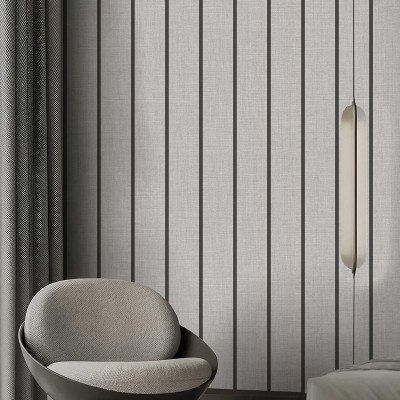 Papel de parede RISCAS MODERNAS PRETO E CINZA 38462 2