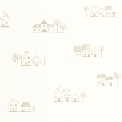 Papel pintado PUEBLO INFANTIL BEIGE OUTD_20084_12_21