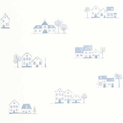 Papel pintado PUEBLO INFANTIL AZUL OUTD_20084_66_11