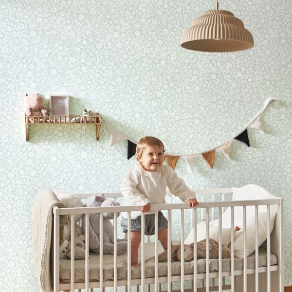 Papel pintado INFANTIL FLORAL AZUL OUTD_20083_64_42