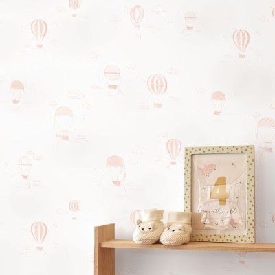 Papel pintado GLOBOS AEROSTÁTICOS ROSAS OUTD_20085_43_34