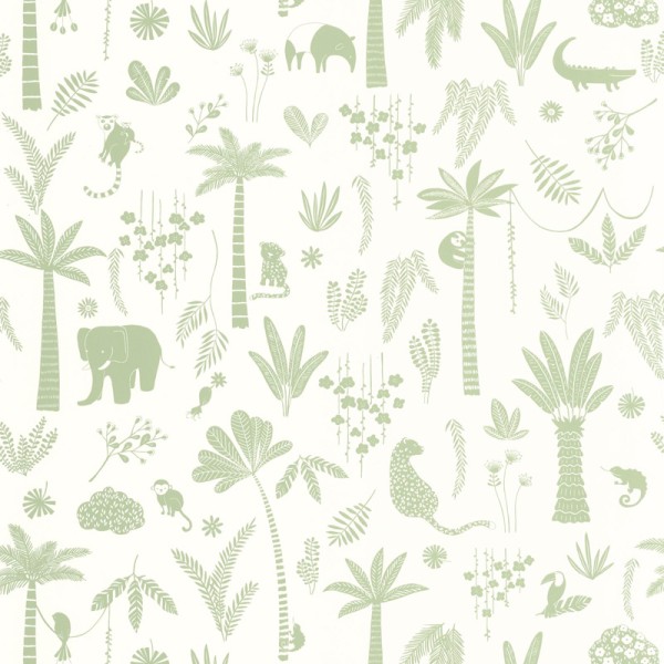 Papel de parede INFANTIL SELVA VERDE OUTD_20076_73_37