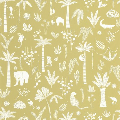 Papel de parede INFANTIL SELVA OCRE OUTD_20076_72_72