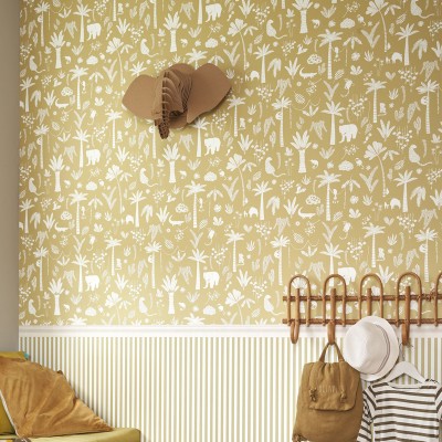 Papel pintado INFANTIL SELVA OCRE OUTD_20076_72_72