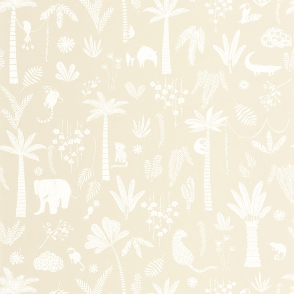 Papel de parede INFANTIL SELVA BEGE OUTD_20076_12_21