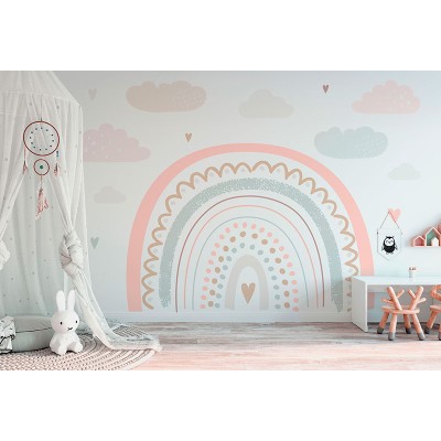 Mural Infantil Arco-íris Boêmio ANIM683 2