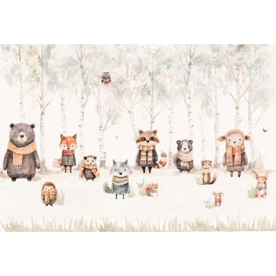 Mural Infantil Bem-vindos à Floresta ANIM687