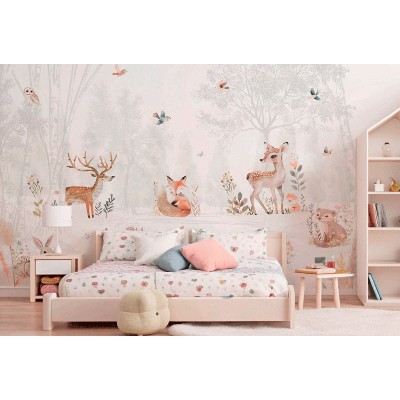 Mural Infantil Floresta de Luz ANIM689 2