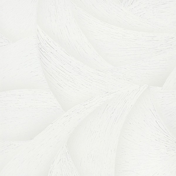 Papel pintado ESPIRAL 3D BLANCO Y PLATEADO 35503